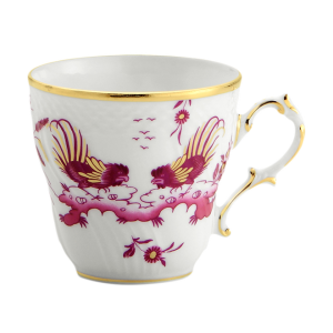 Ginori Oro Di Doccia Magenta Coffee Cup - 4.5 oz.